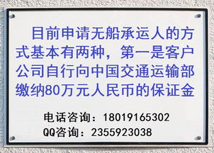 申請(qǐng)無(wú)船承運(yùn)人資質(zhì)與裝卸服務(wù)的關(guān)聯(lián)政策解讀